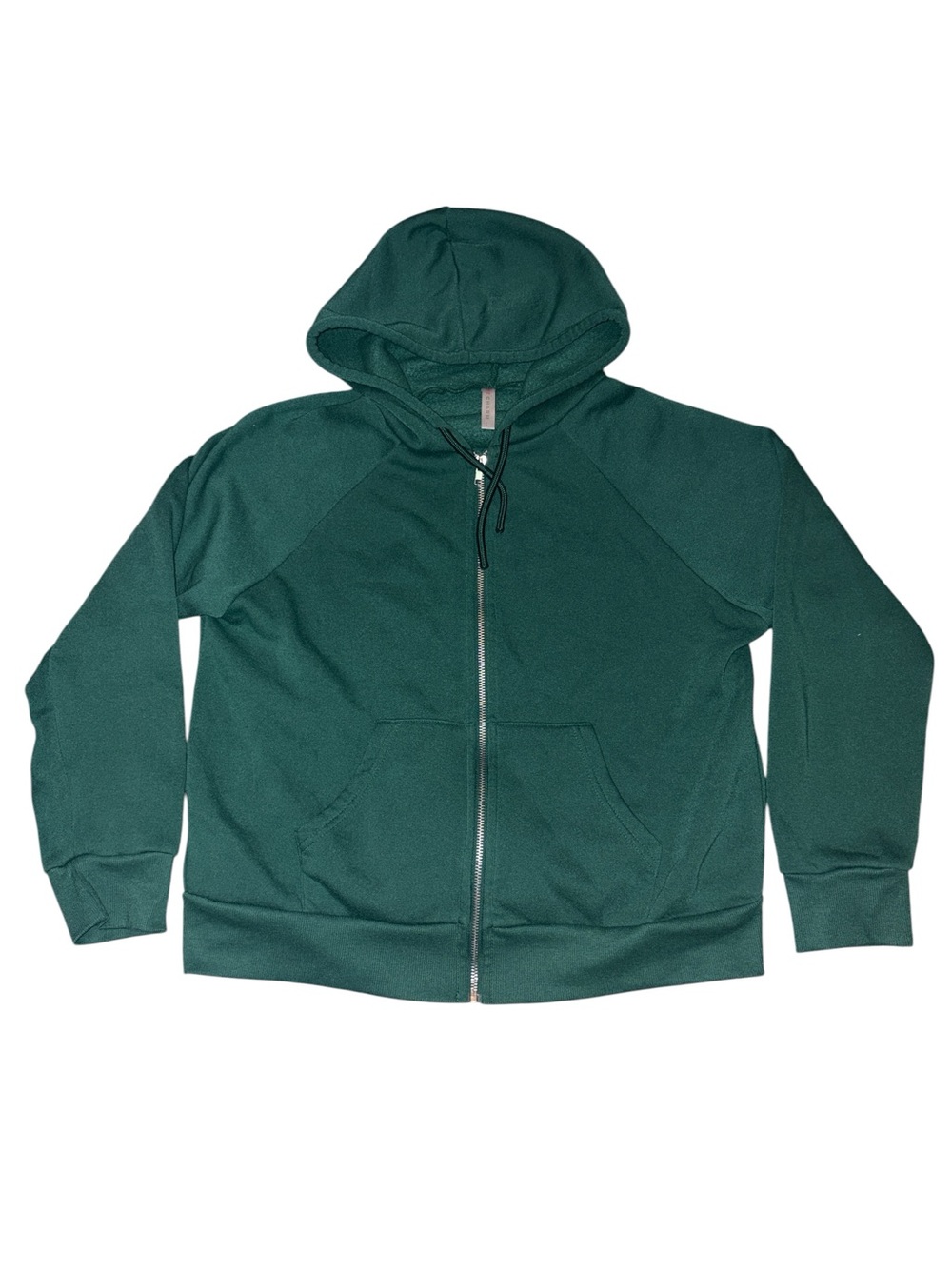 Love Charm Women’s Green Zipper Hoodie